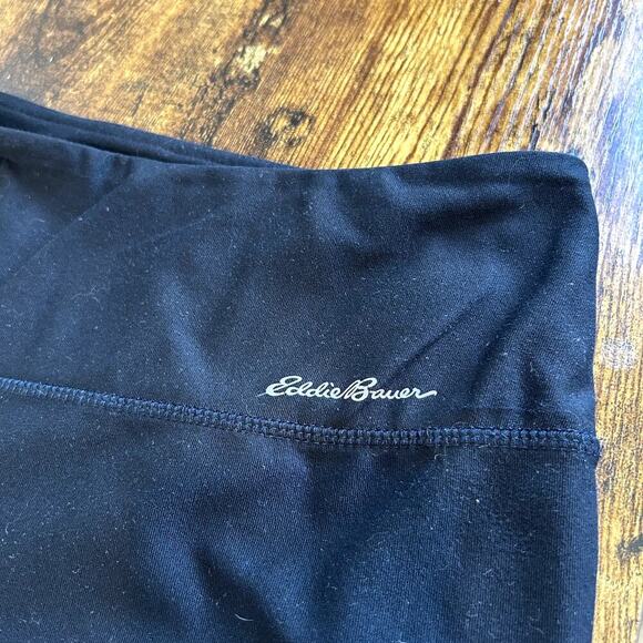 Black Eddie Bauer Leggings  Sz M - Picture 2 of 4